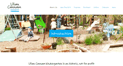 Desktop Screenshot of liliancannamkindergarten.org.au